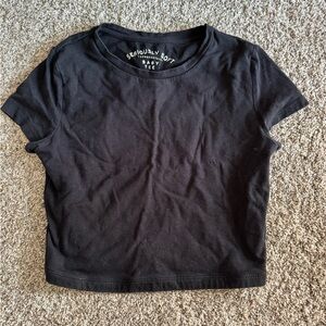 Black Women's Baby Tee